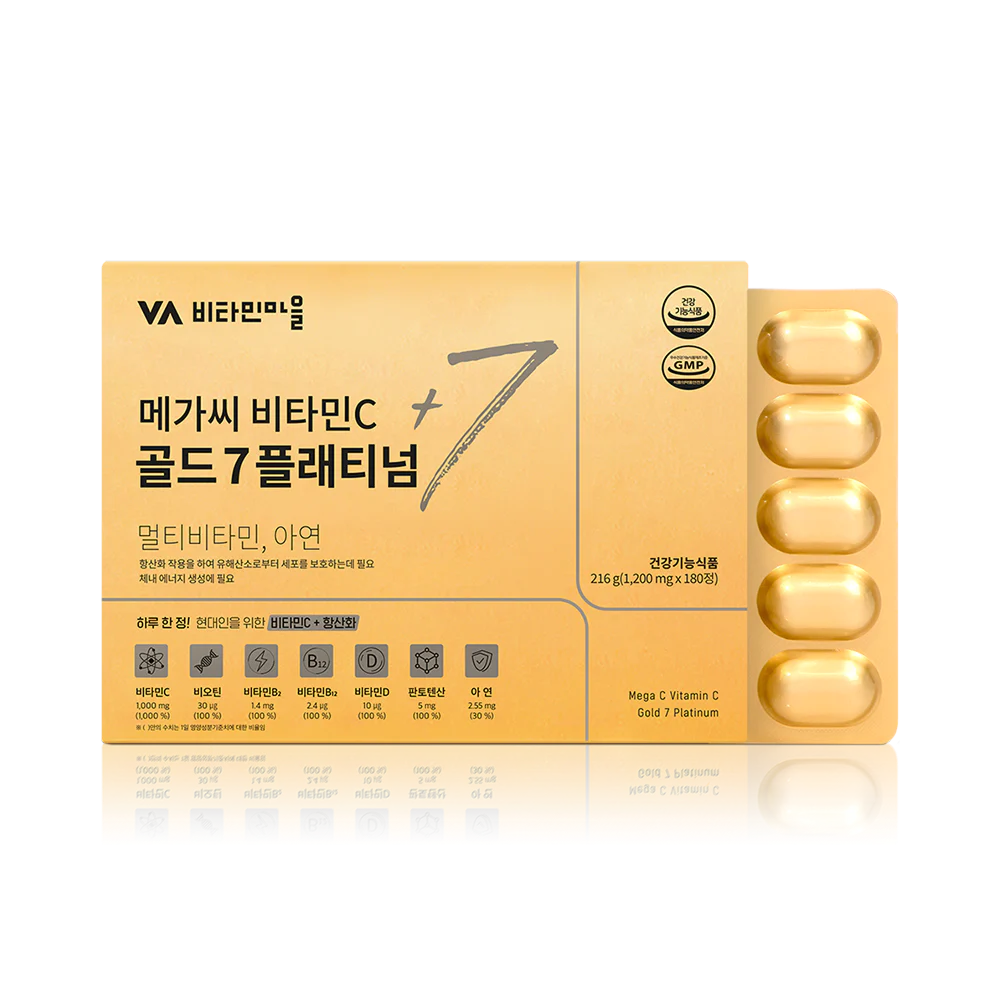 Mega C Gold 7 Platinum, 180 таблеток