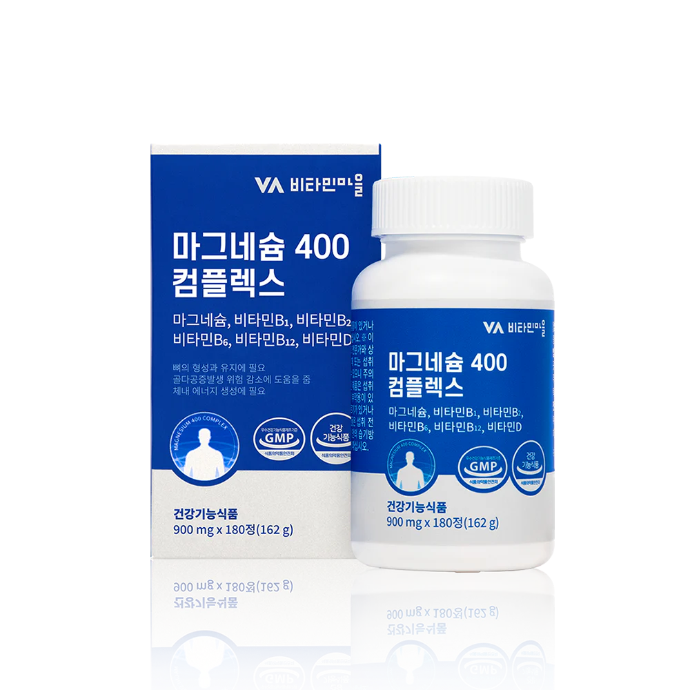 Magnesium 400, комплекс 6-в-1, 180 таблеток