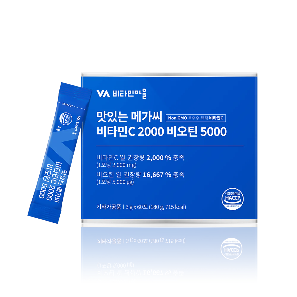 Delicious Mega C 2000 + Biotin 5000, 60 стиков