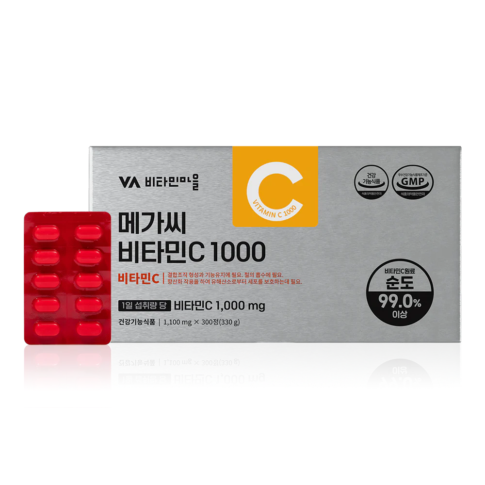 Mega C 1000 — витамин C, 300 таблеток