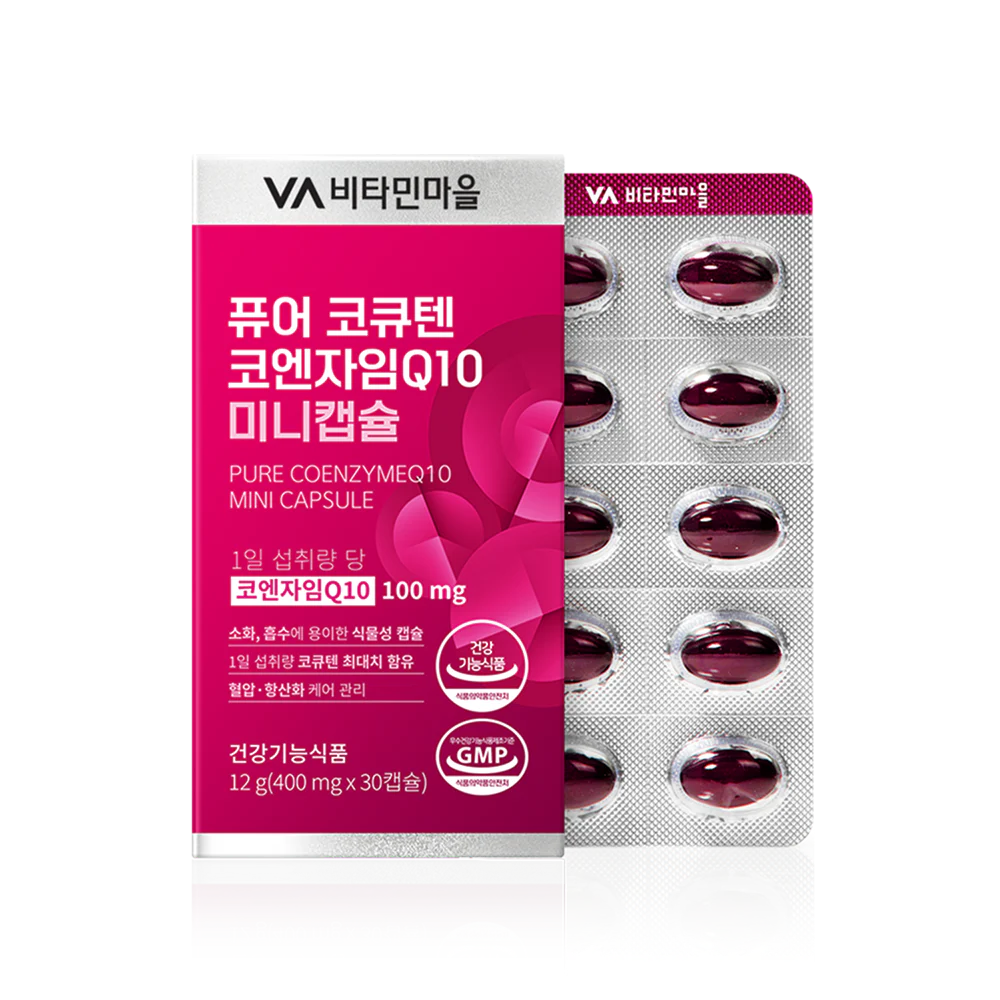 Pure CoQ10 — коэнзим Q10, 30 растительных капсул