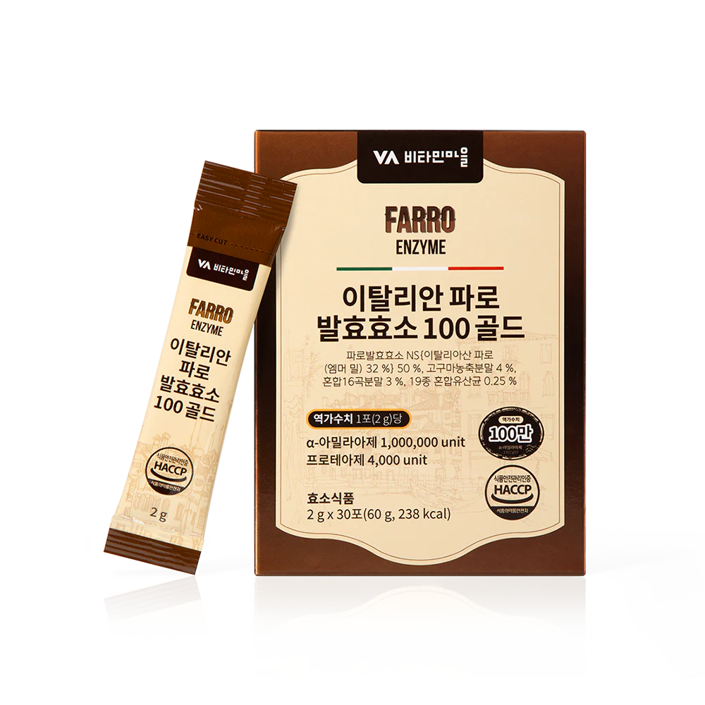 Итальянский ферментированный энзим Farro 100 Gold, 30 стиков