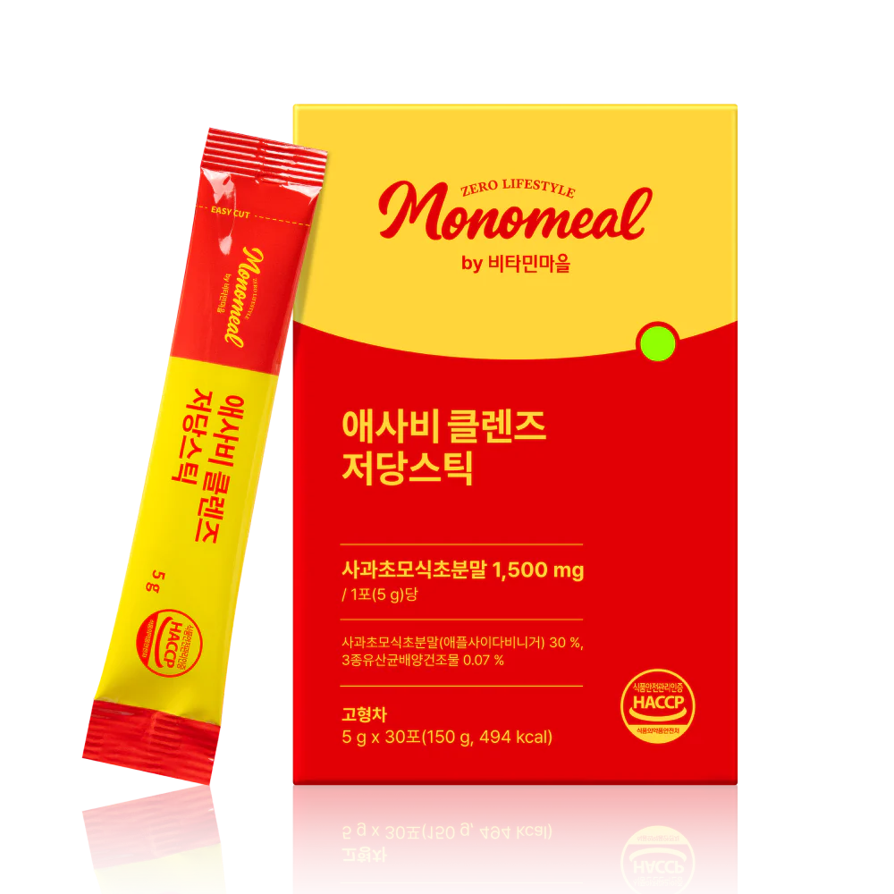 Monomeal Asabi Cleanse без добавленного сахара, 30 стиков