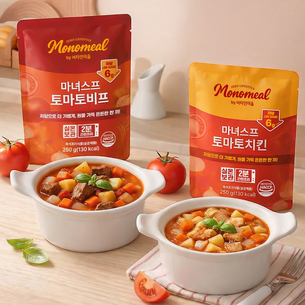 Monomeal — томатный суп с говядиной или курицей, 250 г