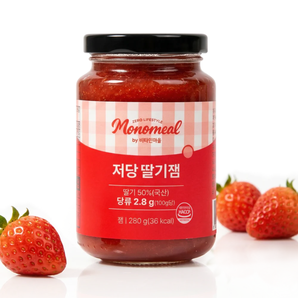 Monomeal — клубничный джем с аллюлозой, 280 г
