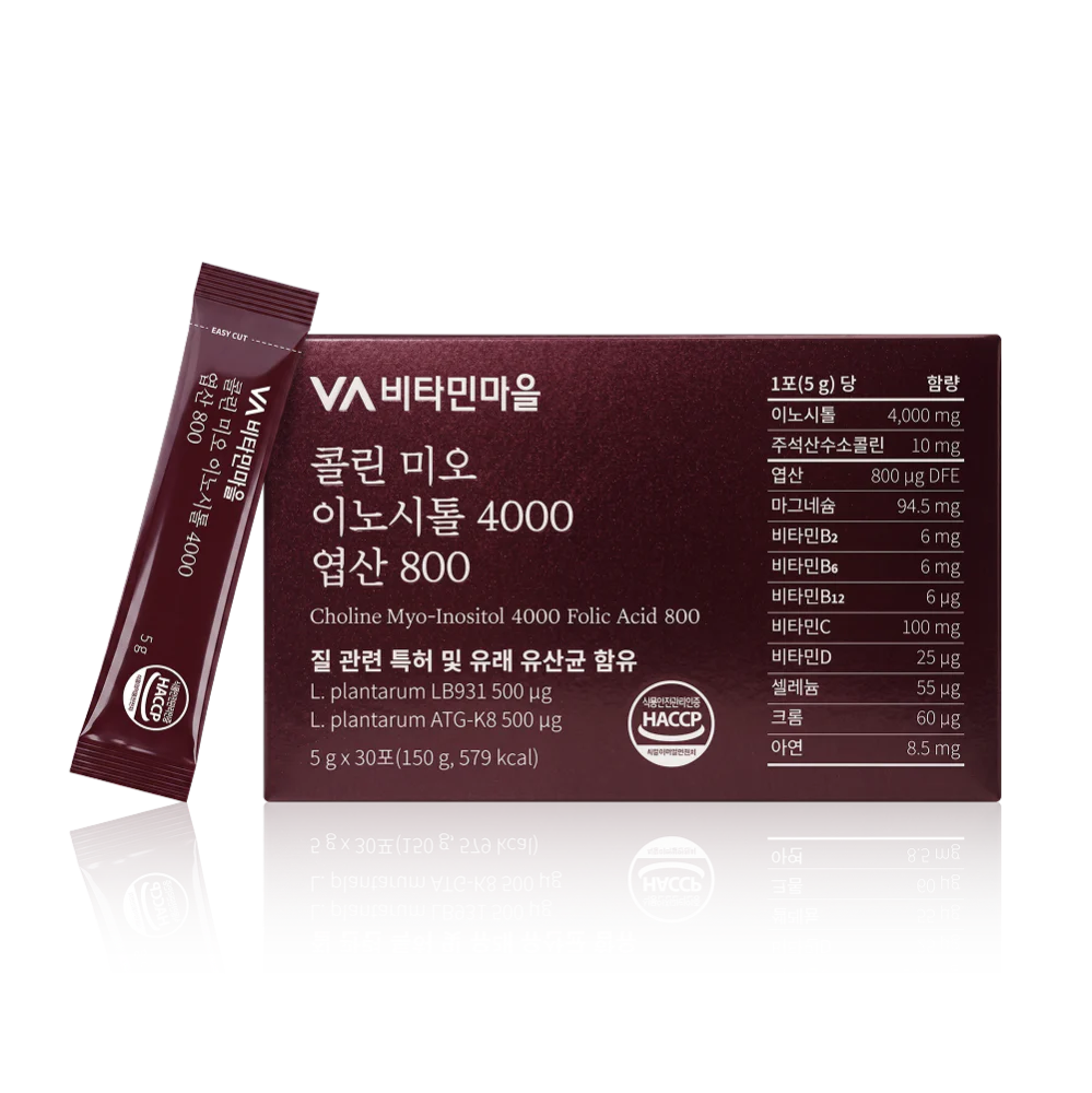 Choline Myo-Inositol 4000 + фолиевая кислота 800, 30 стиков